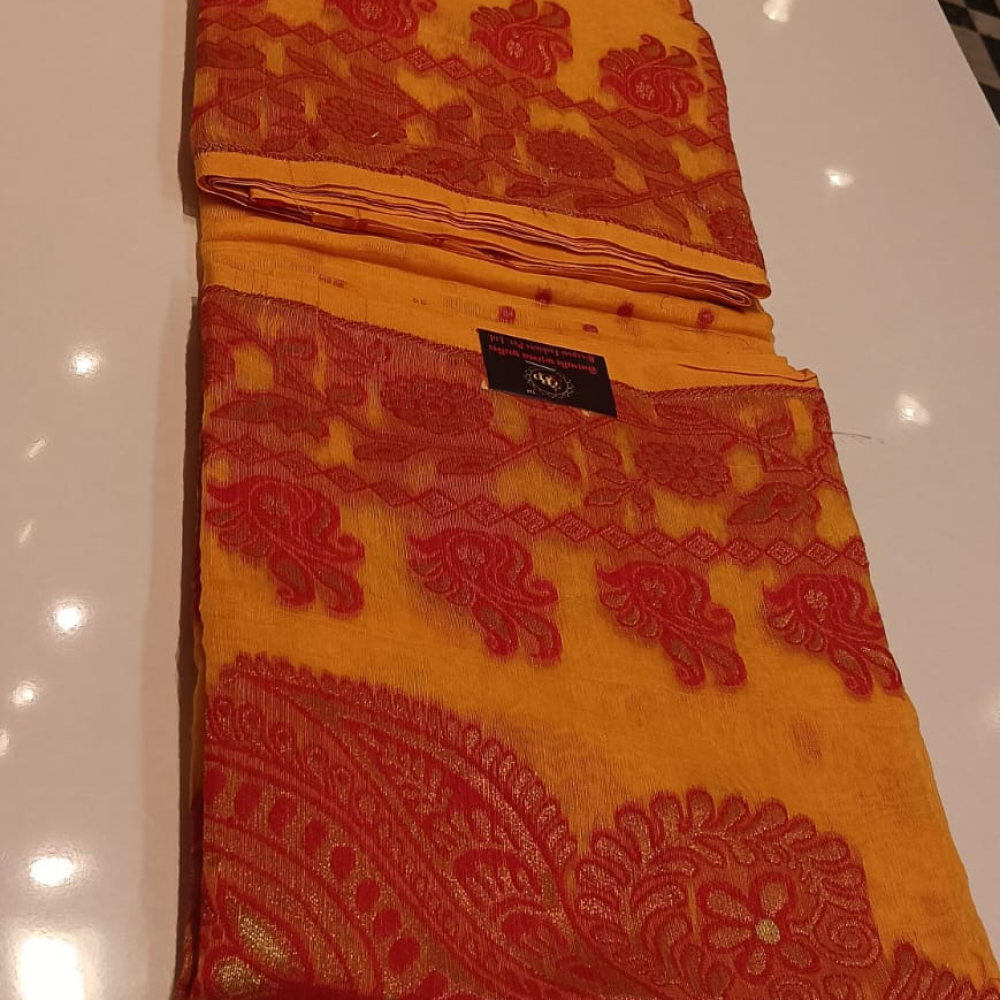 Soft jamdani saree